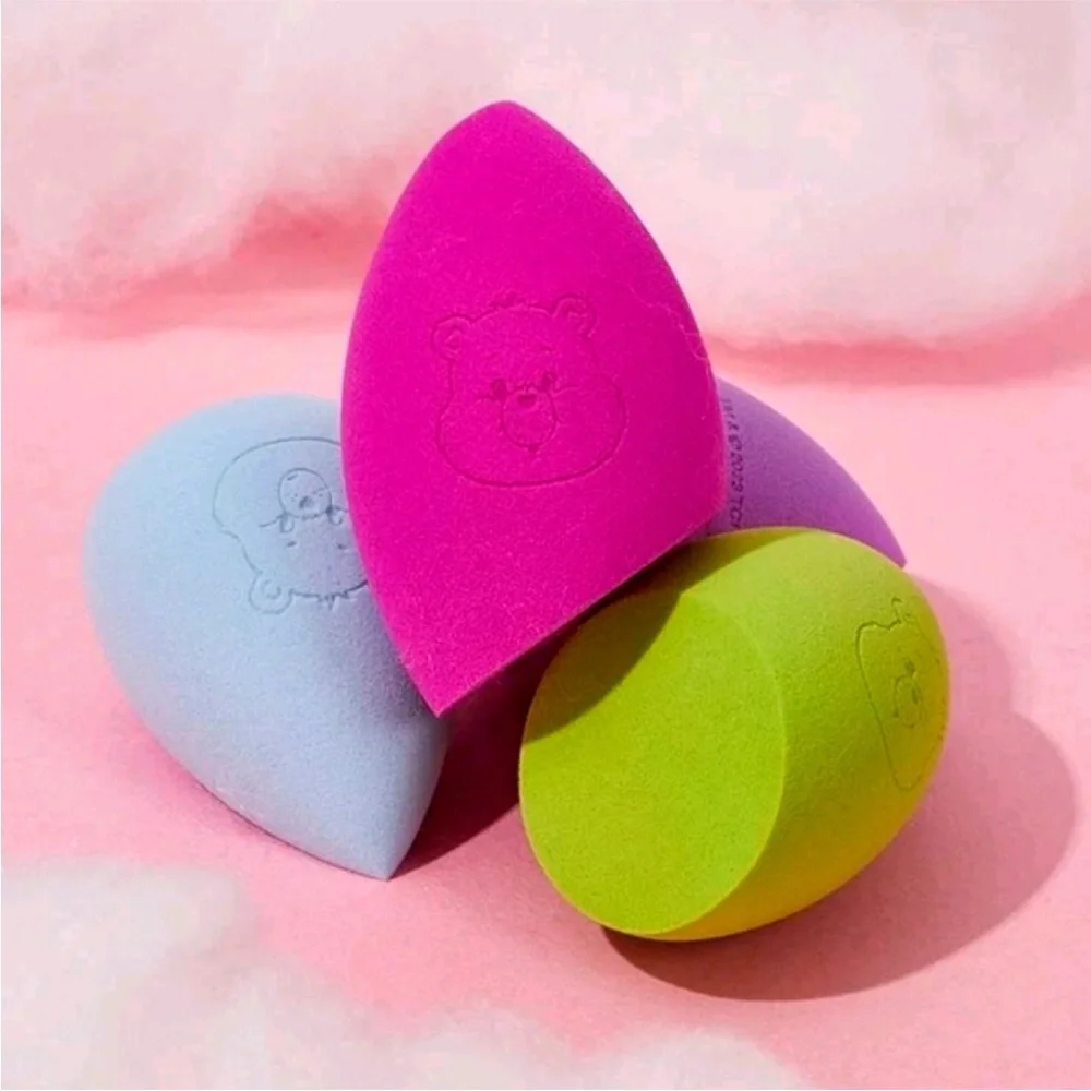 Care Bears 4pc Makeup Sponge Set, Care Bears Makeup Sponges, Rainbow Makeup